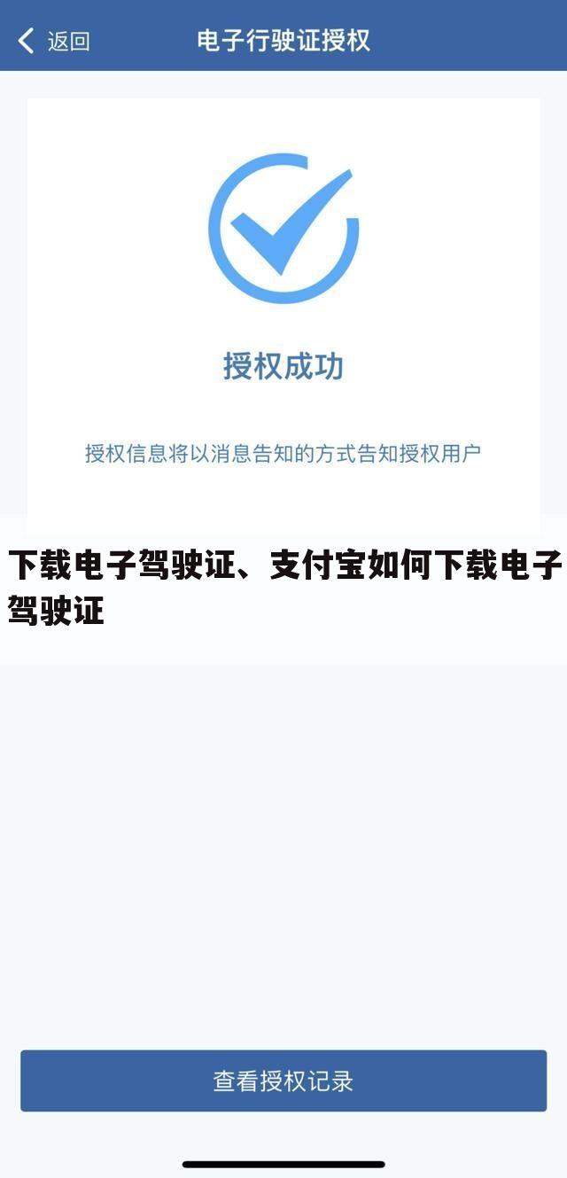 下载电子驾驶证、支付宝如何下载电子驾驶证