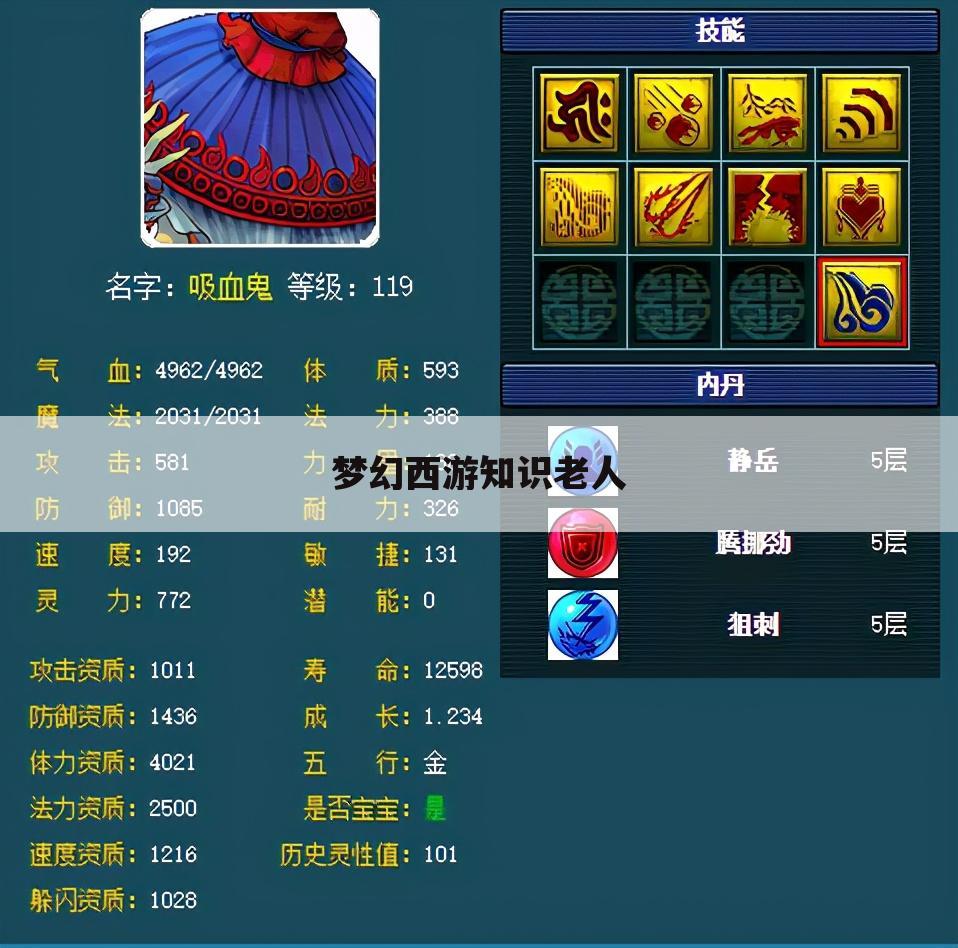 梦幻西游知识老人