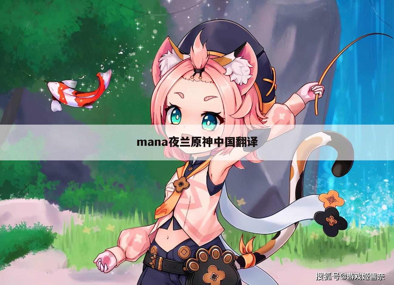 mana夜兰原神中国翻译
