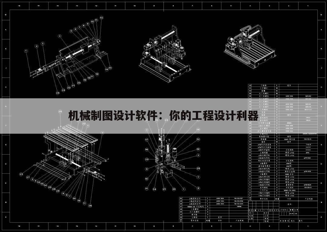 机械制图设计软件：你的工程设计利器
