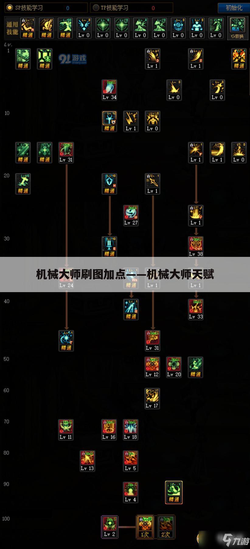 机械大师刷图加点——机械大师天赋