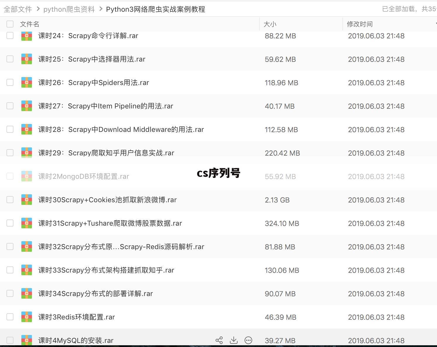 cs序列号