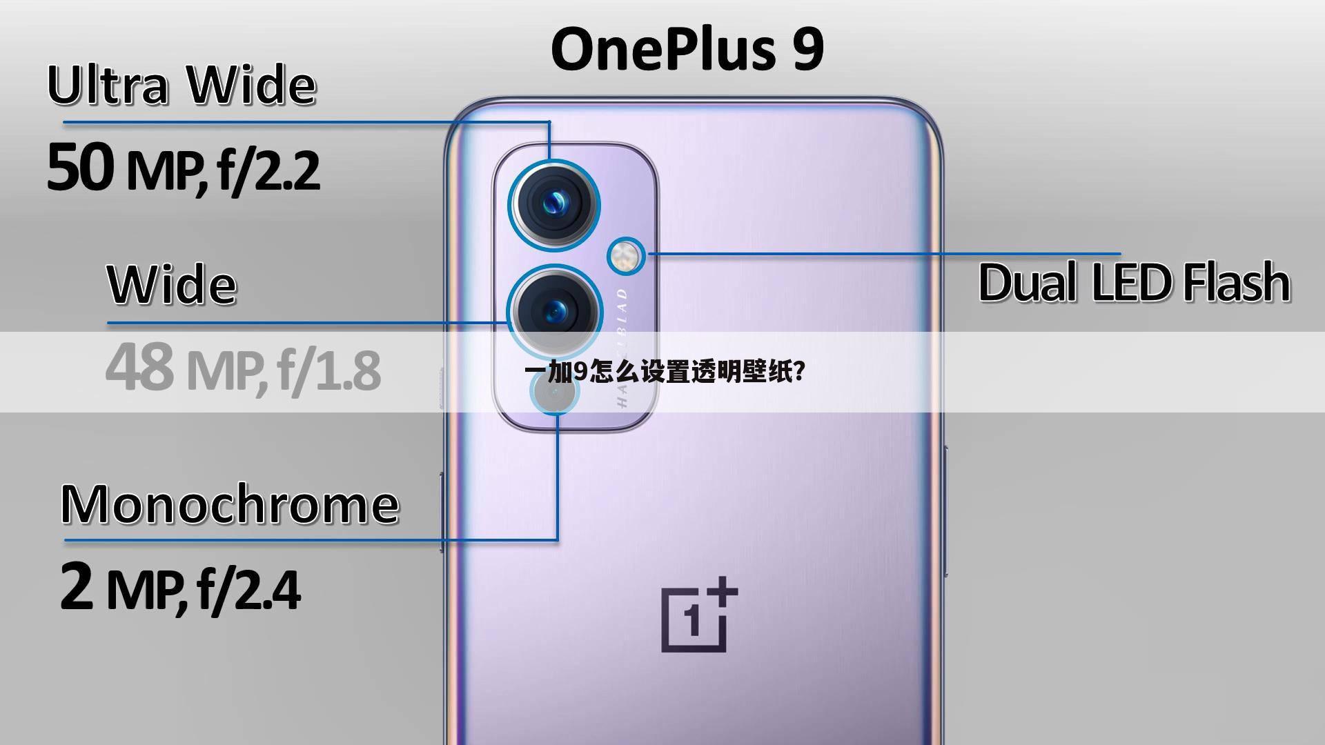 一加9怎么设置透明壁纸?
