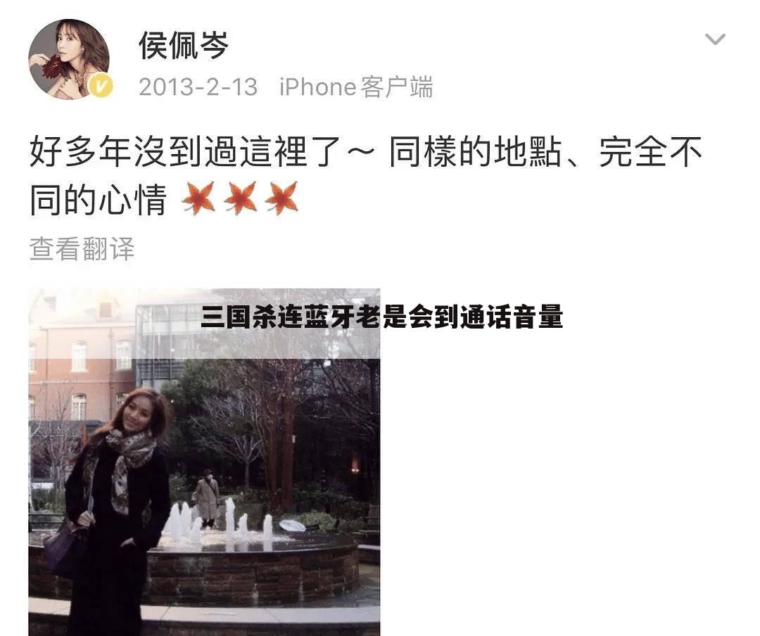 三国杀连蓝牙老是会到通话音量
