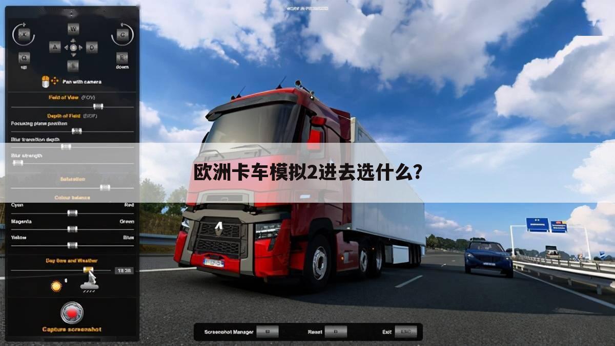 欧洲卡车模拟2进去选什么?