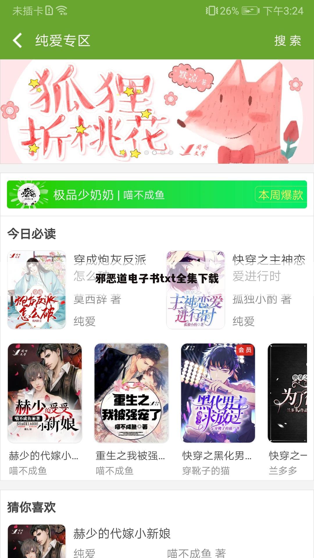 邪恶道电子书txt全集下载