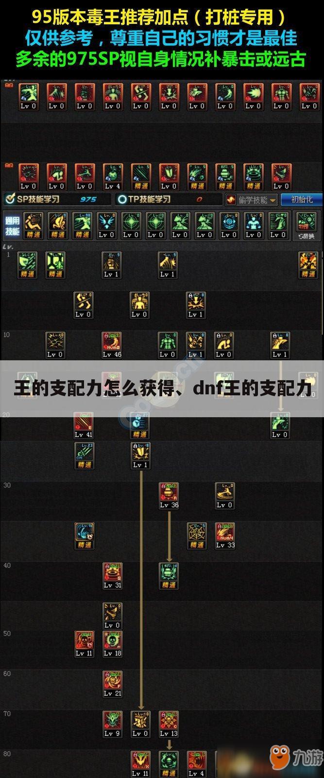 王的支配力怎么获得、dnf王的支配力