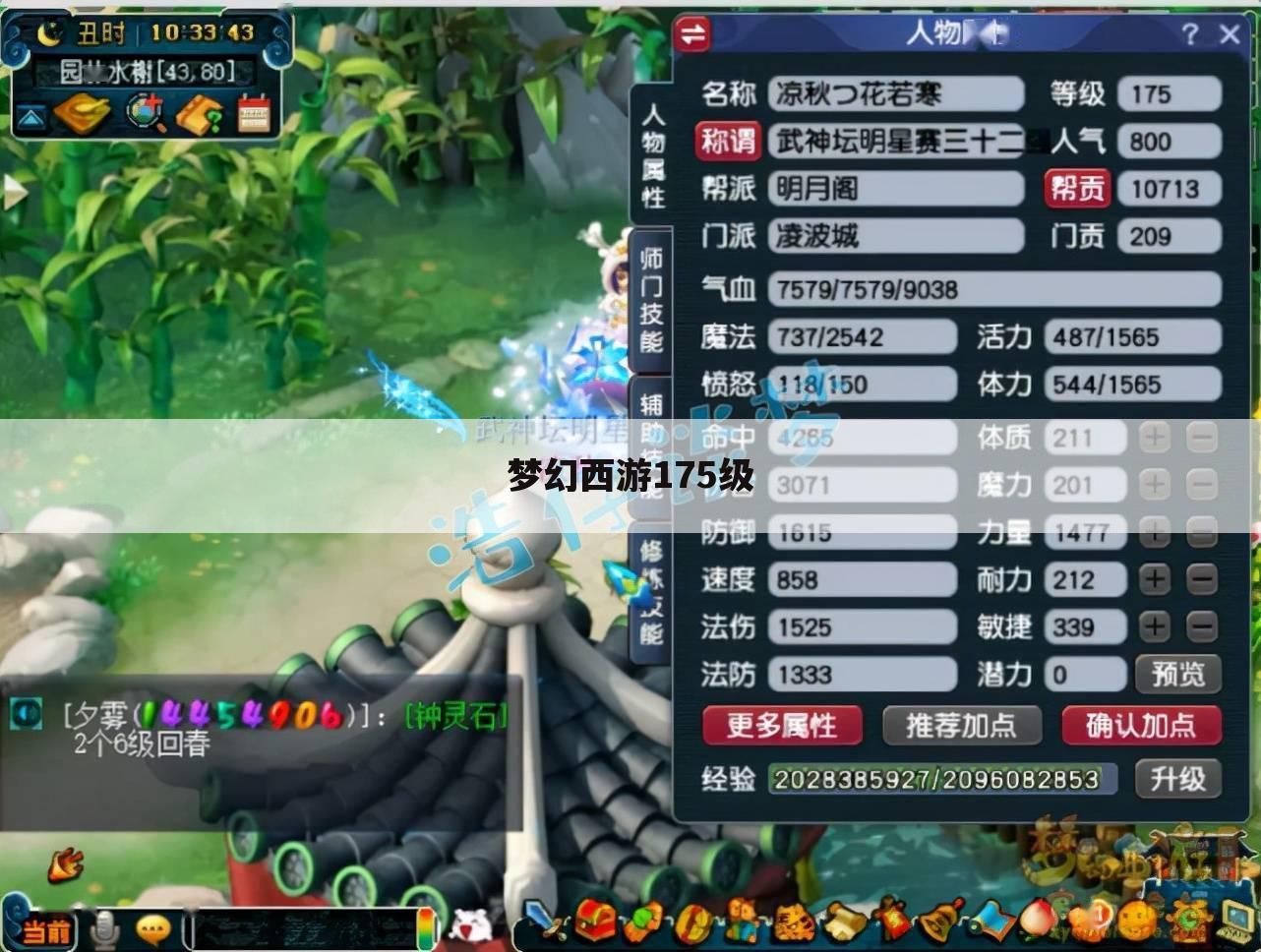 梦幻西游175级