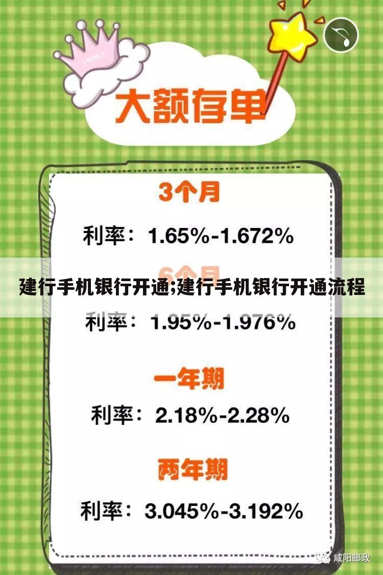 建行手机银行开通;建行手机银行开通流程