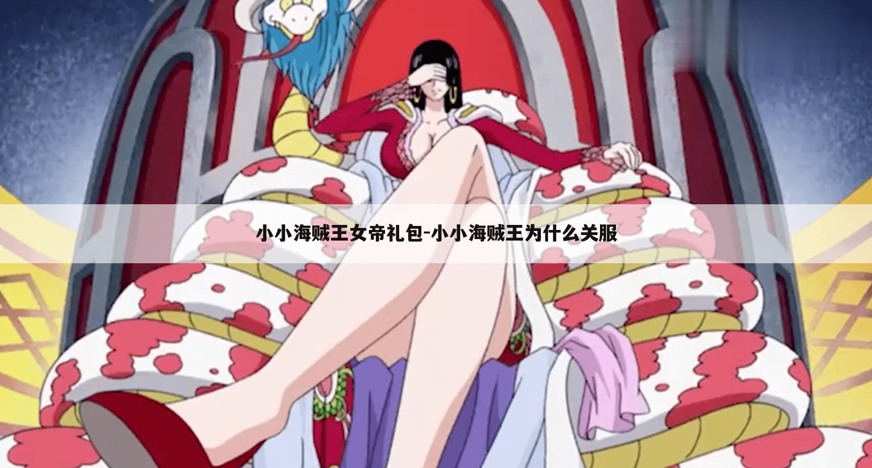 小小海贼王女帝礼包-小小海贼王为什么关服
