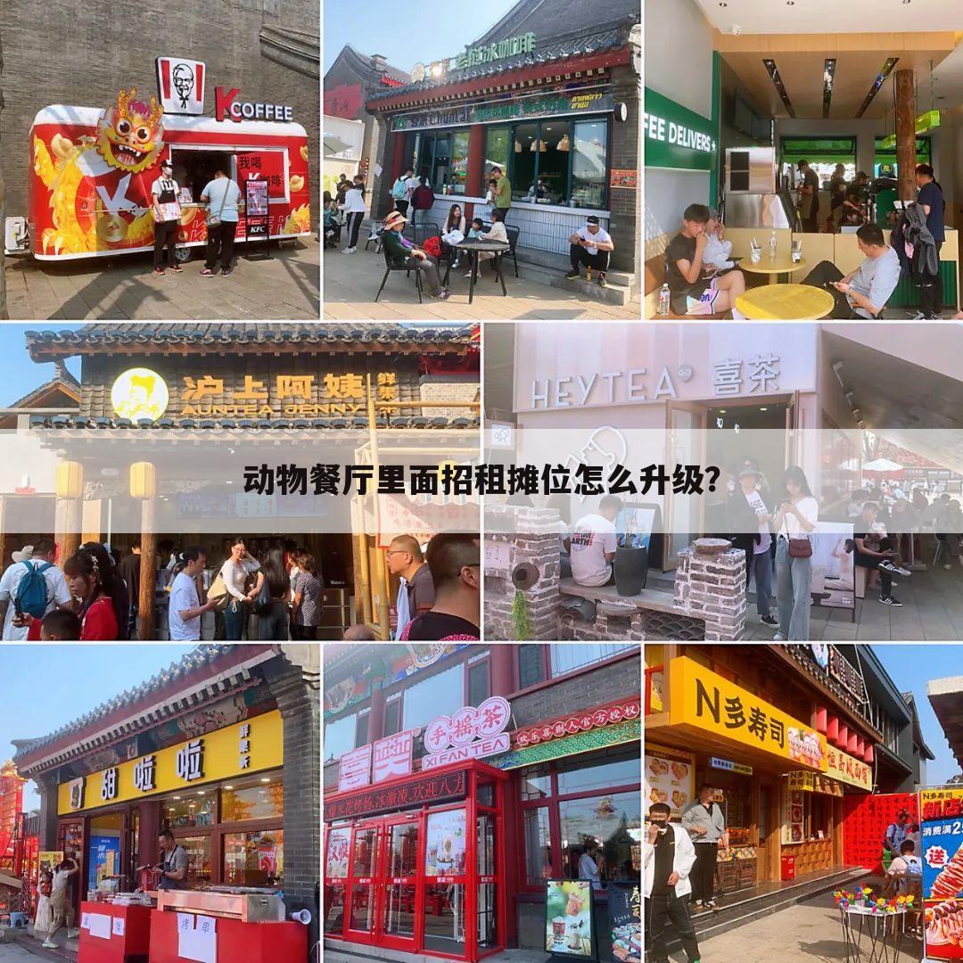 动物餐厅里面招租摊位怎么升级?