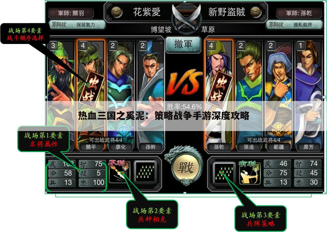 热血三国之奚泥：策略战争手游深度攻略