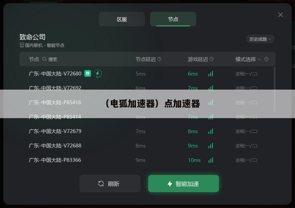 （电狐加速器）点加速器