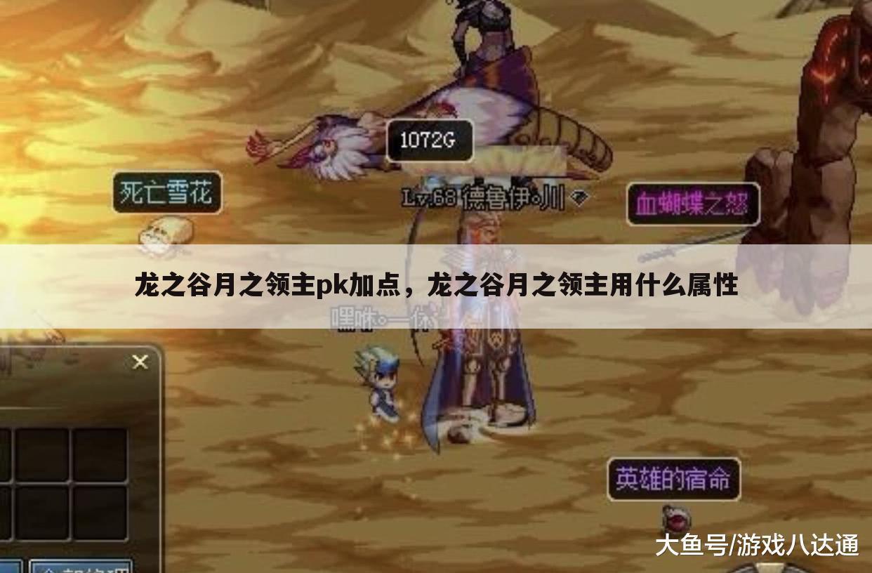 龙之谷月之领主pk加点，龙之谷月之领主用什么属性