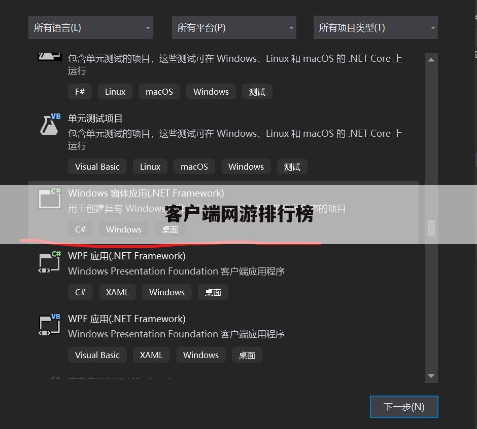 客户端网游排行榜