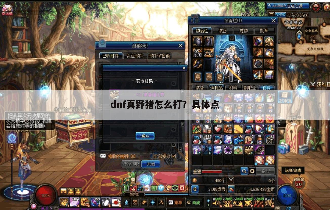 dnf真野猪怎么打?具体点