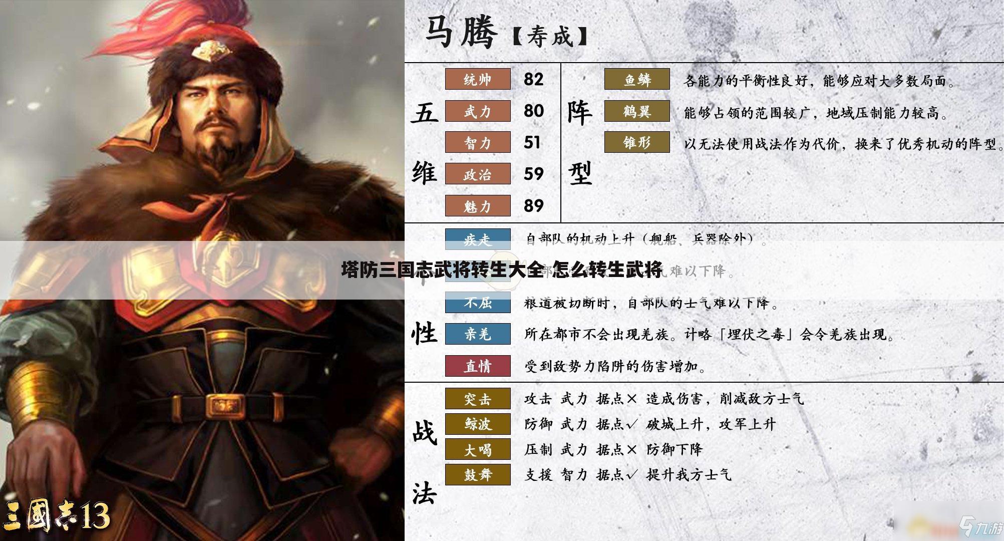 塔防三国志武将转生大全 怎么转生武将