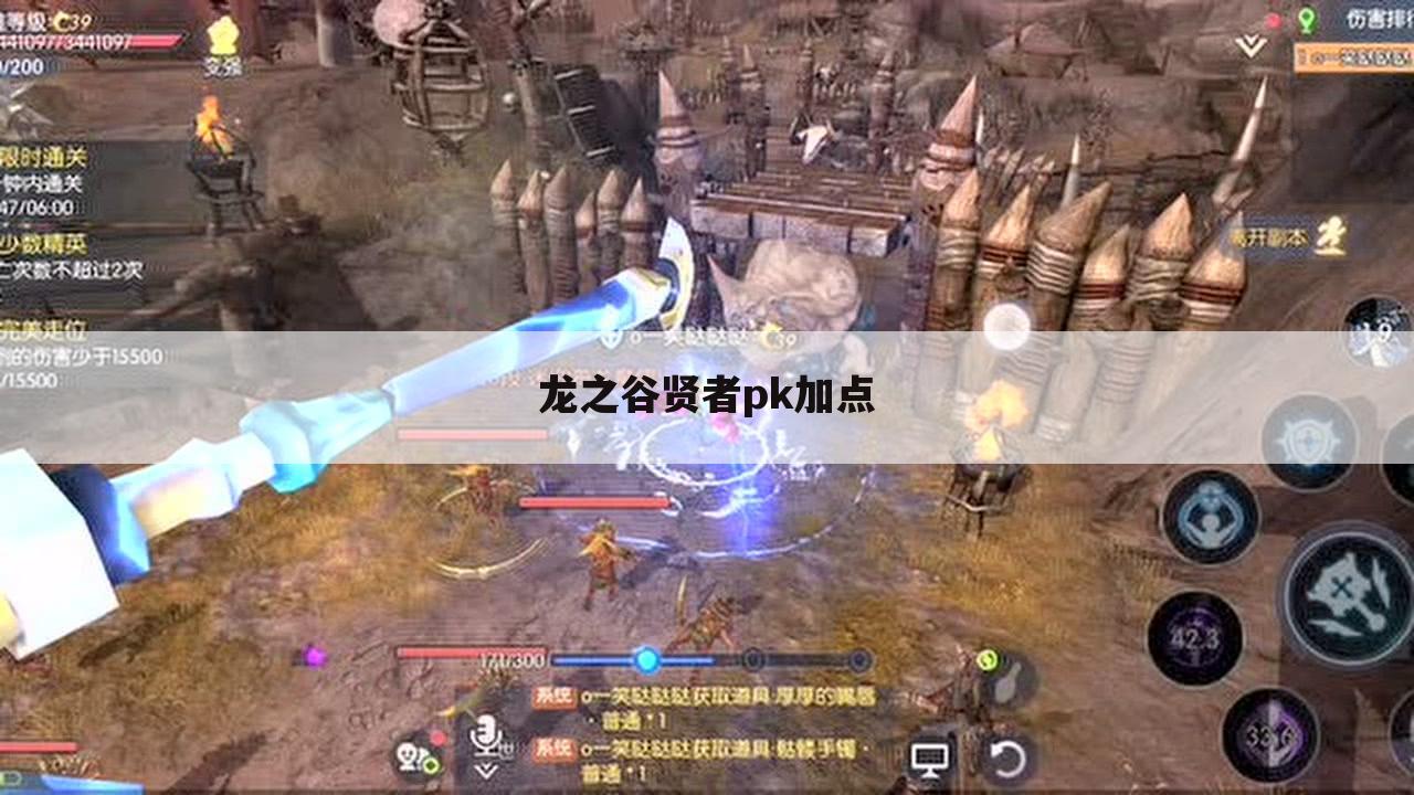 龙之谷贤者pk加点