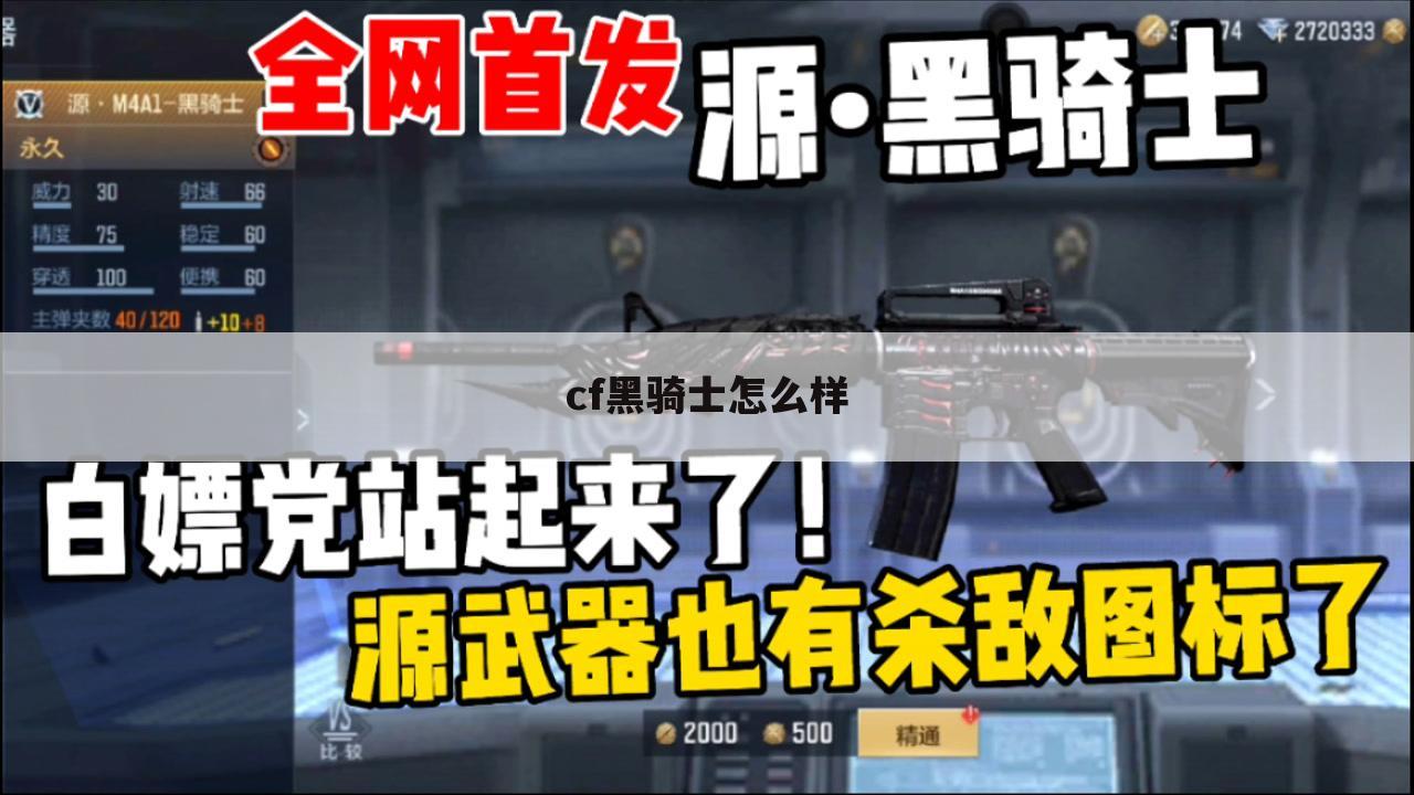 cf黑骑士怎么样