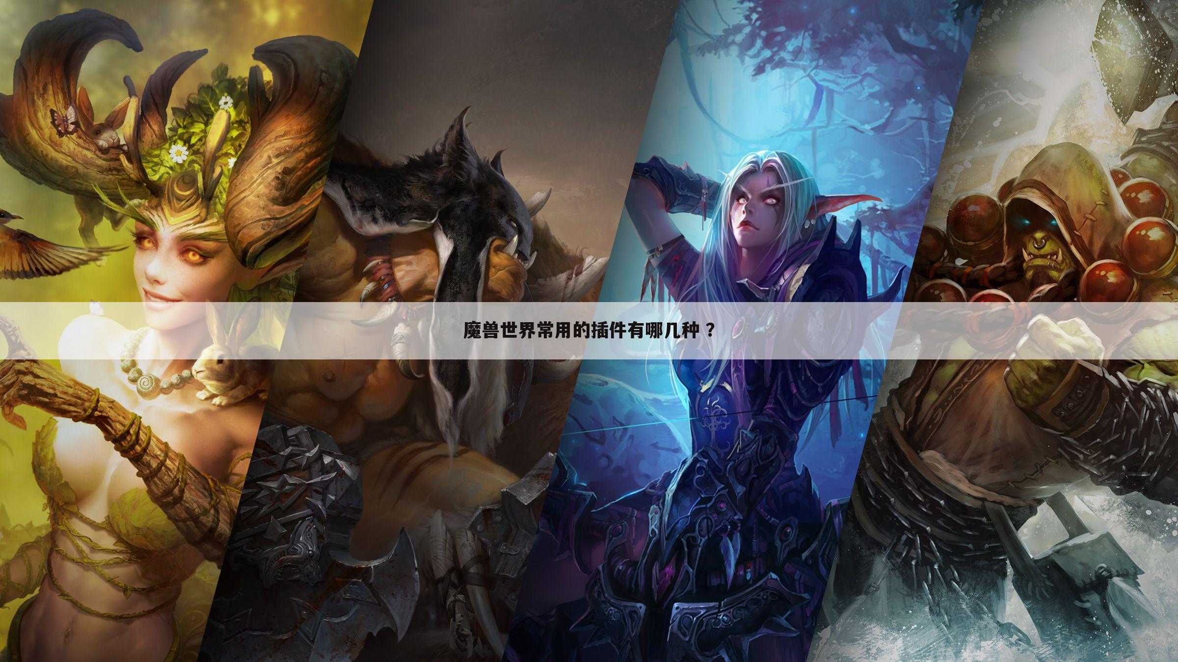 魔兽世界常用的插件有哪几种 ?