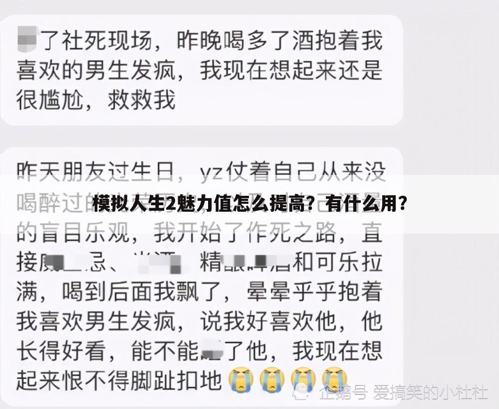 模拟人生2魅力值怎么提高？有什么用？