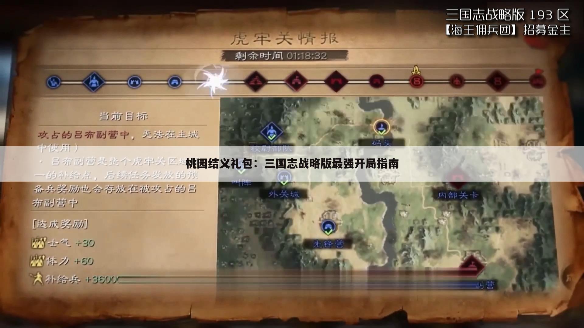 桃园结义礼包：三国志战略版最强开局指南