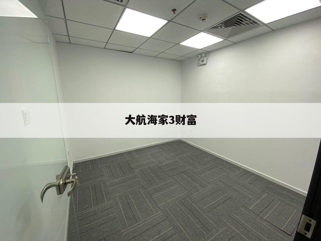 大航海家3财富