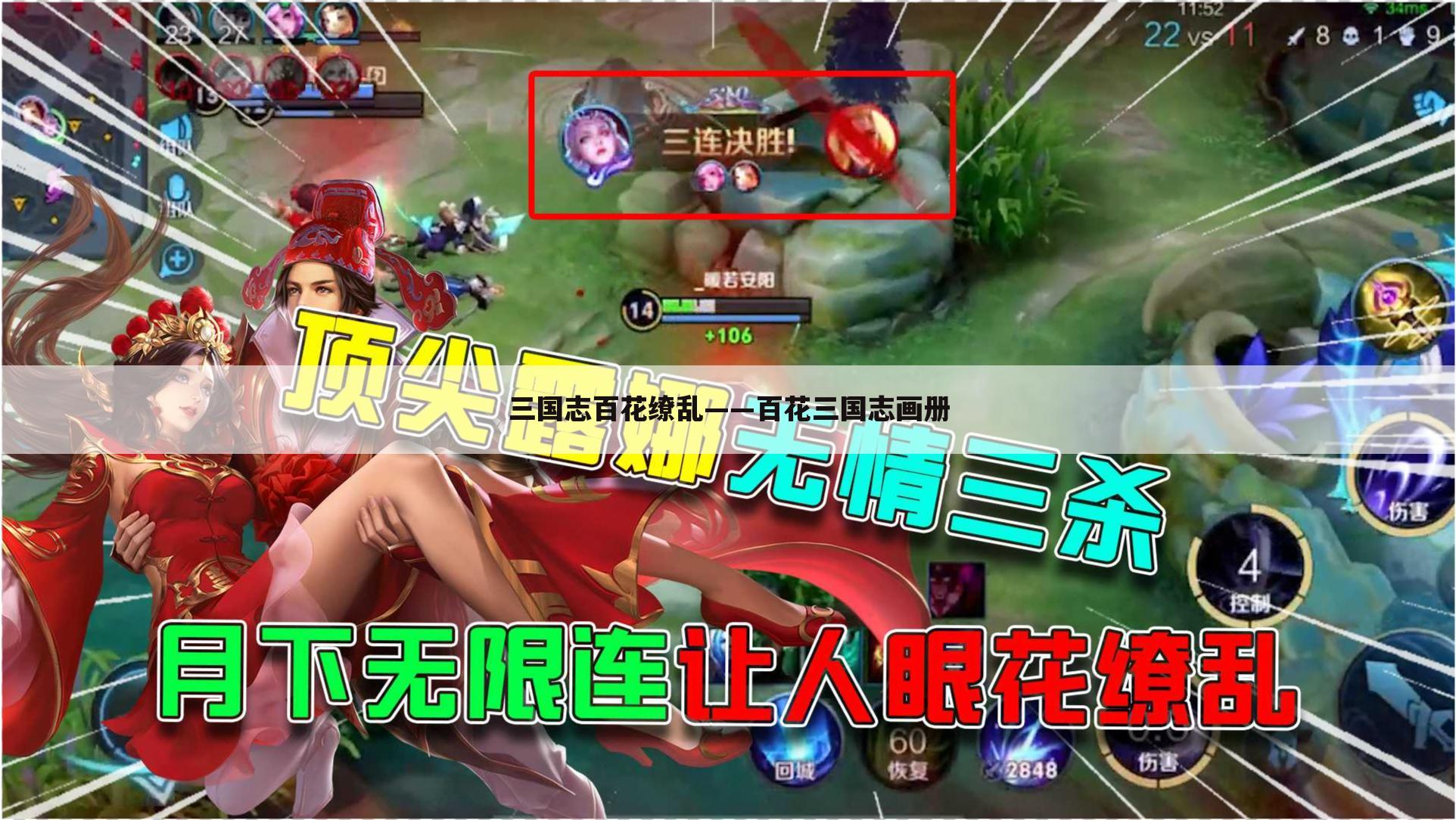 三国志百花缭乱——百花三国志画册