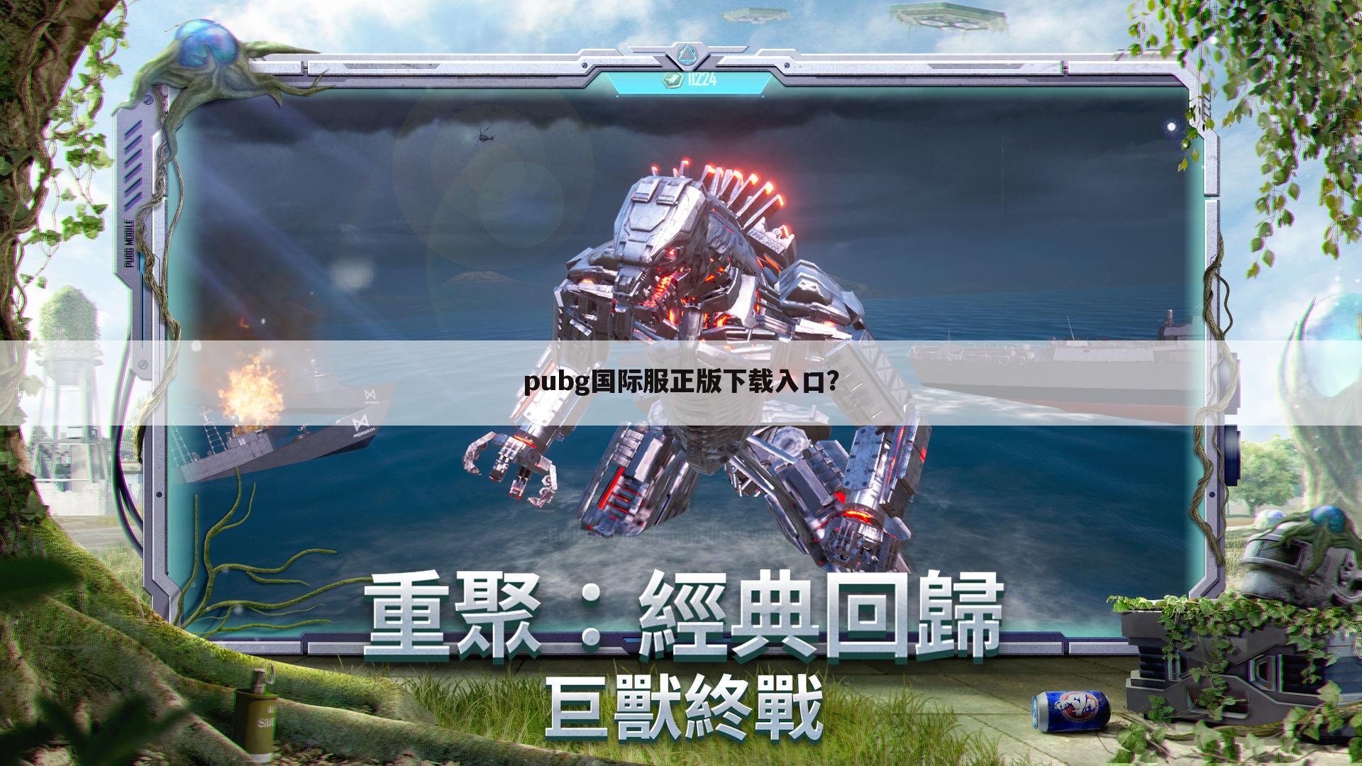 pubg国际服正版下载入口?