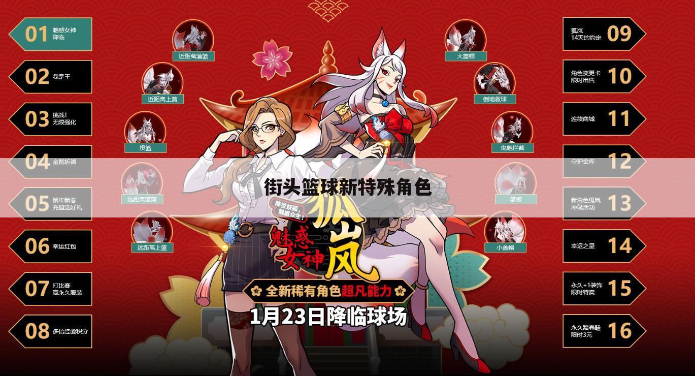 街头篮球新特殊角色