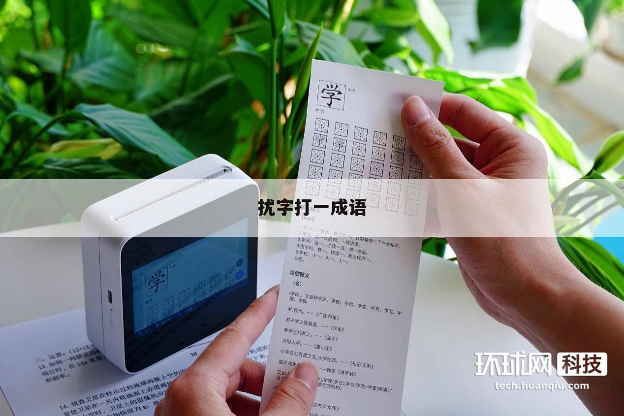 扰字打一成语