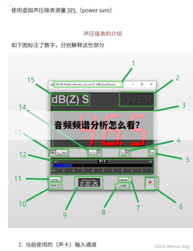音频频谱分析怎么看？