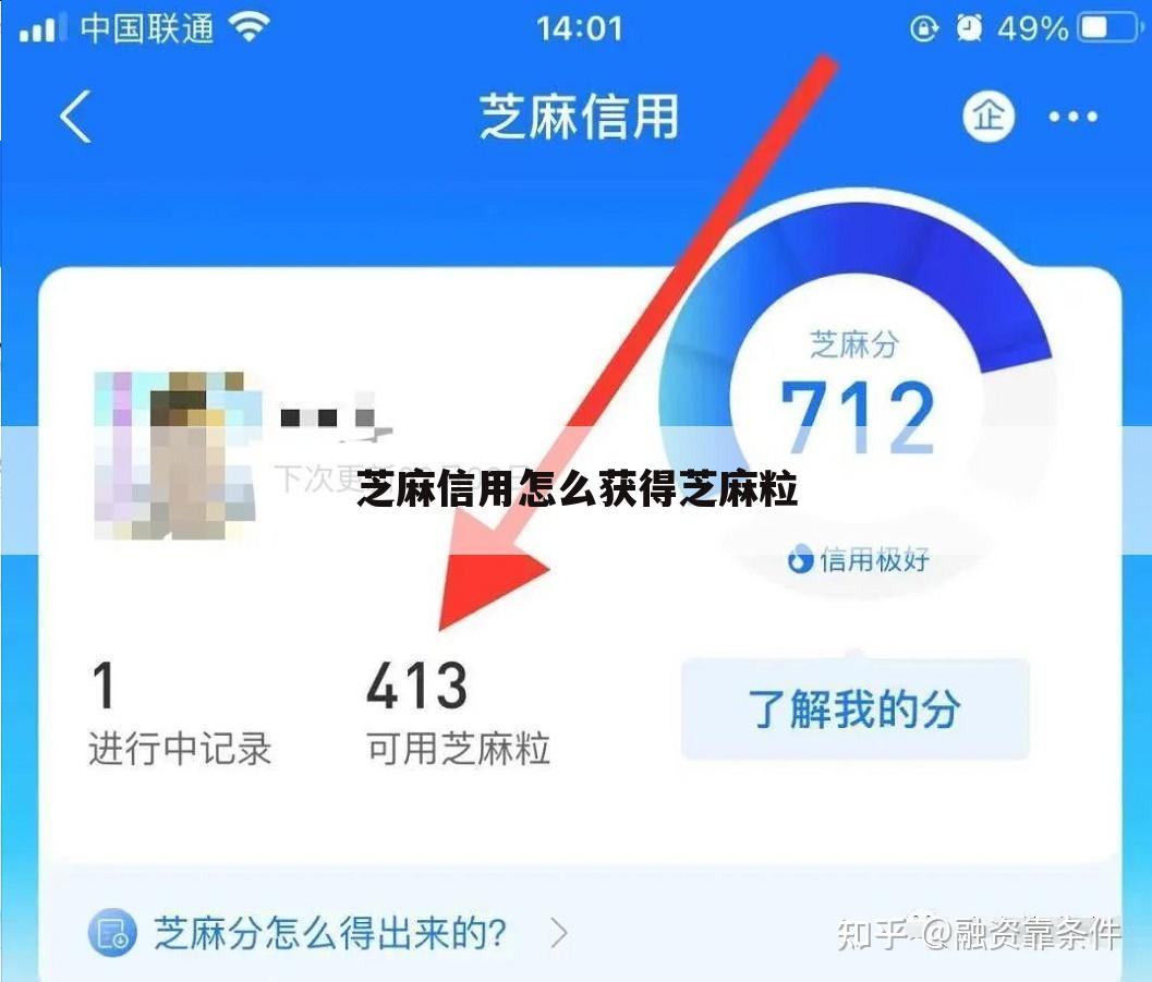 芝麻信用怎么获得芝麻粒