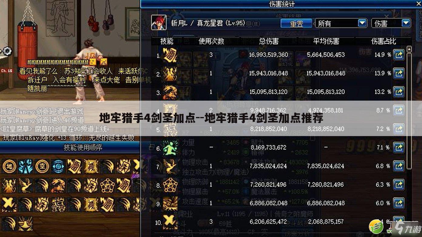 地牢猎手4剑圣加点--地牢猎手4剑圣加点推荐