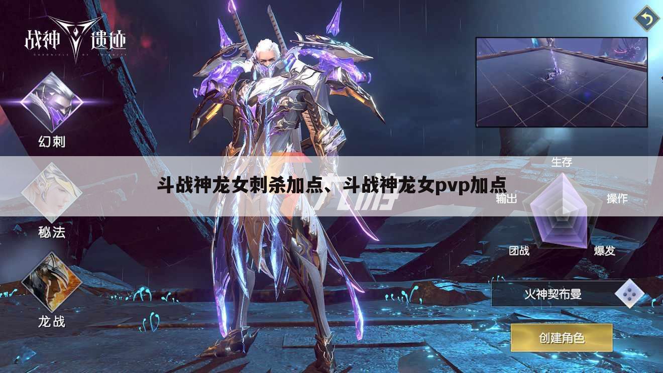 斗战神龙女刺杀加点、斗战神龙女pvp加点