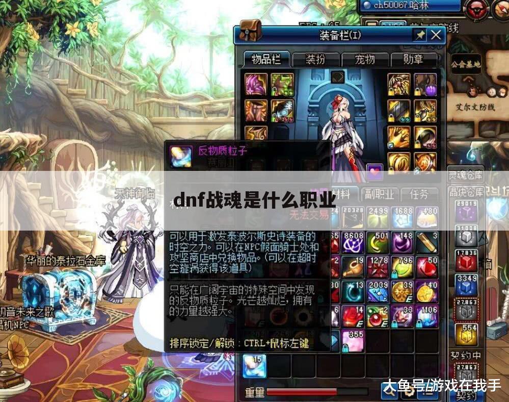 dnf战魂是什么职业