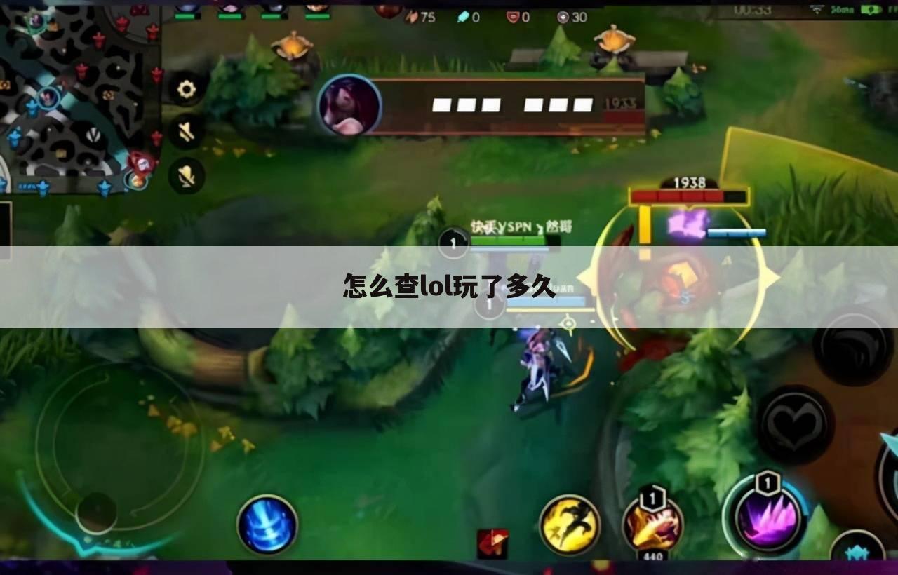怎么查lol玩了多久