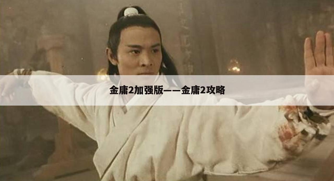 金庸2加强版——金庸2攻略