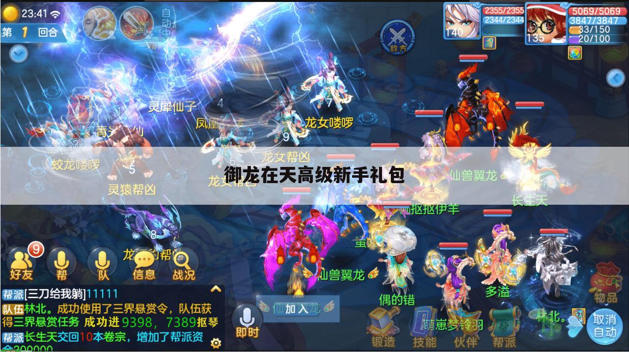 御龙在天高级新手礼包