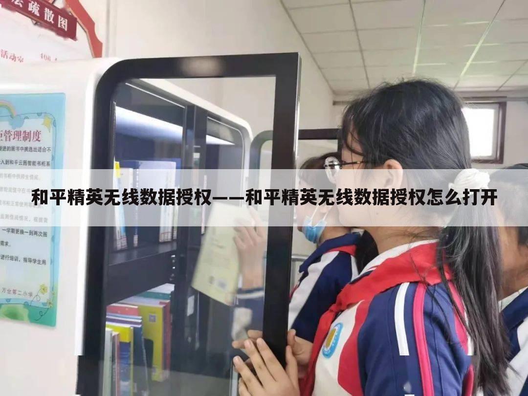 和平精英无线数据授权——和平精英无线数据授权怎么打开
