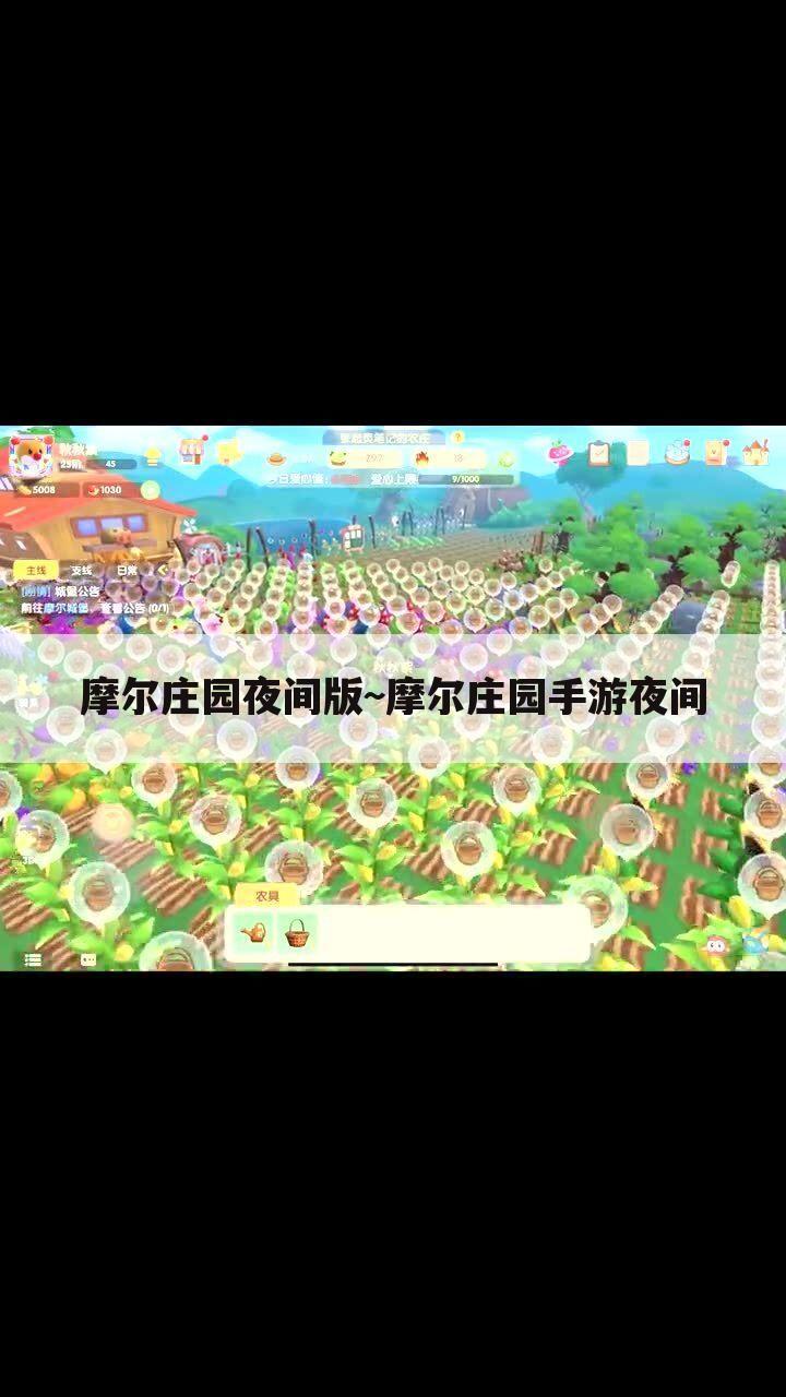 摩尔庄园夜间版~摩尔庄园手游夜间