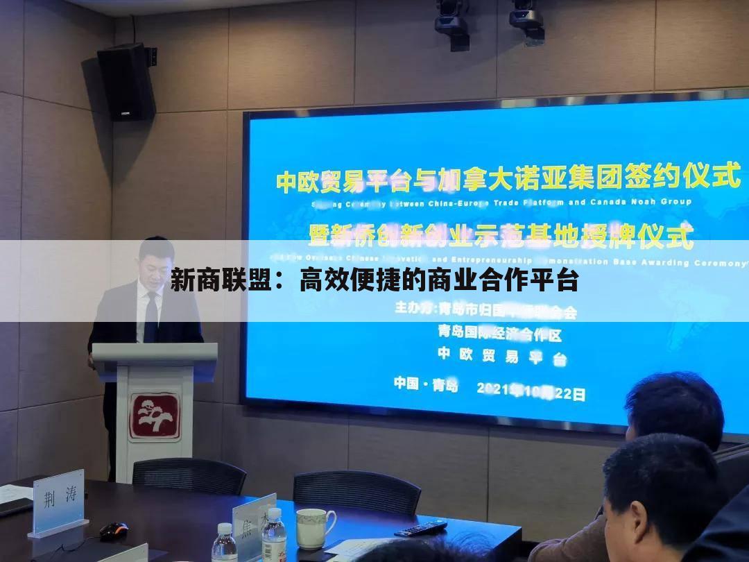 新商联盟：高效便捷的商业合作平台