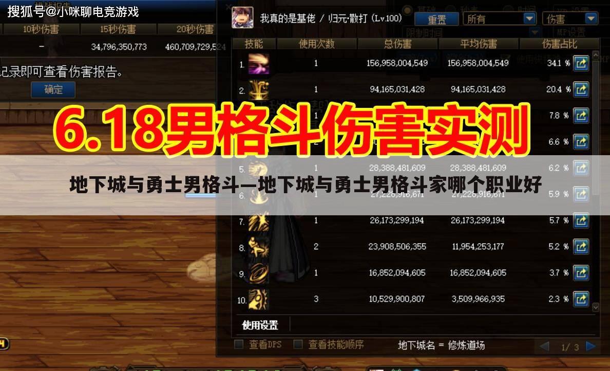 地下城与勇士男格斗—地下城与勇士男格斗家哪个职业好