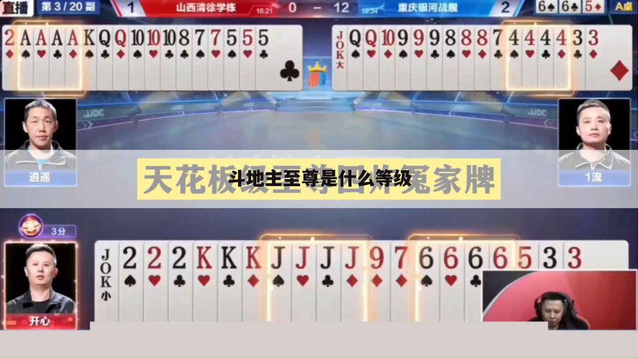 斗地主至尊是什么等级
