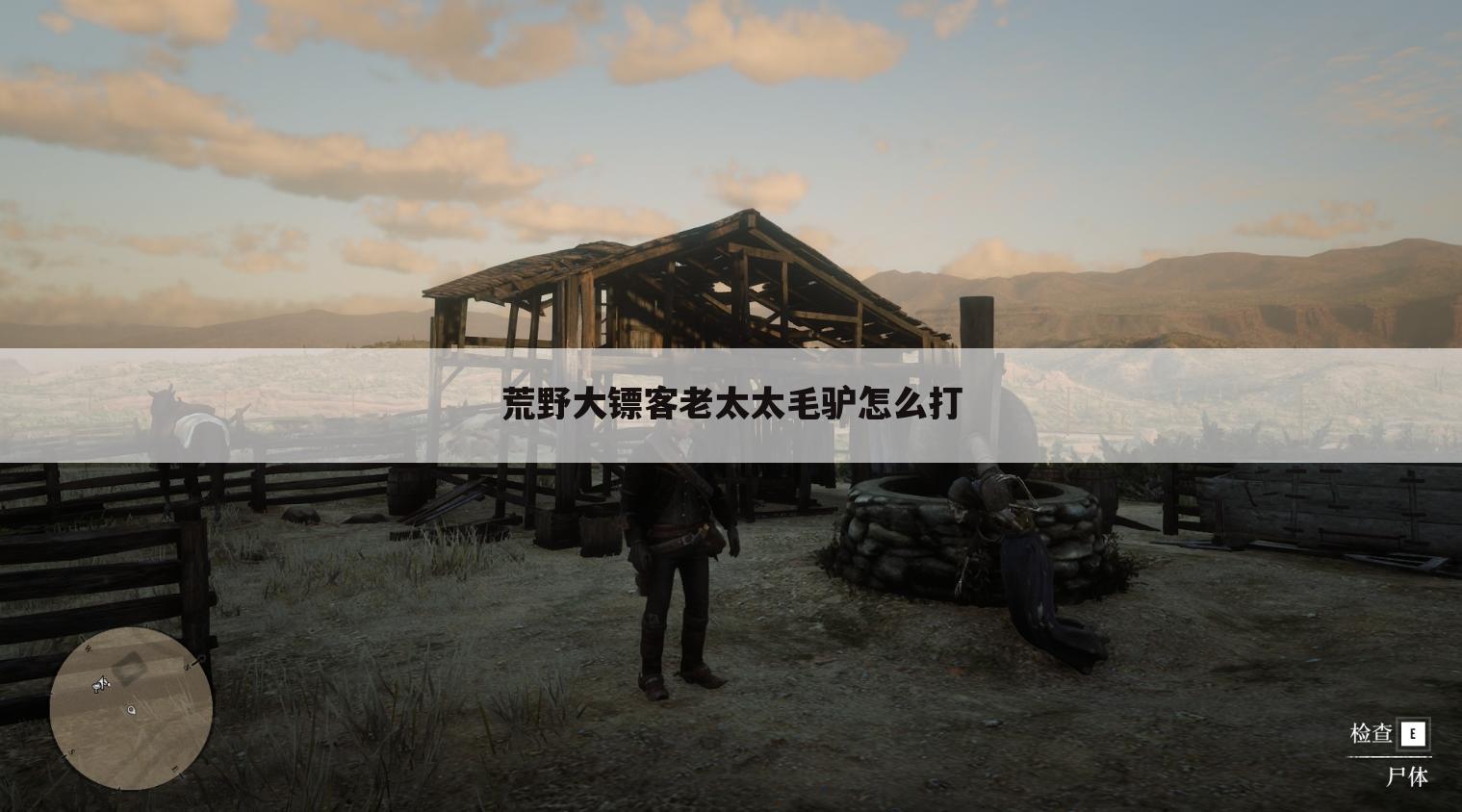 荒野大镖客老太太毛驴怎么打