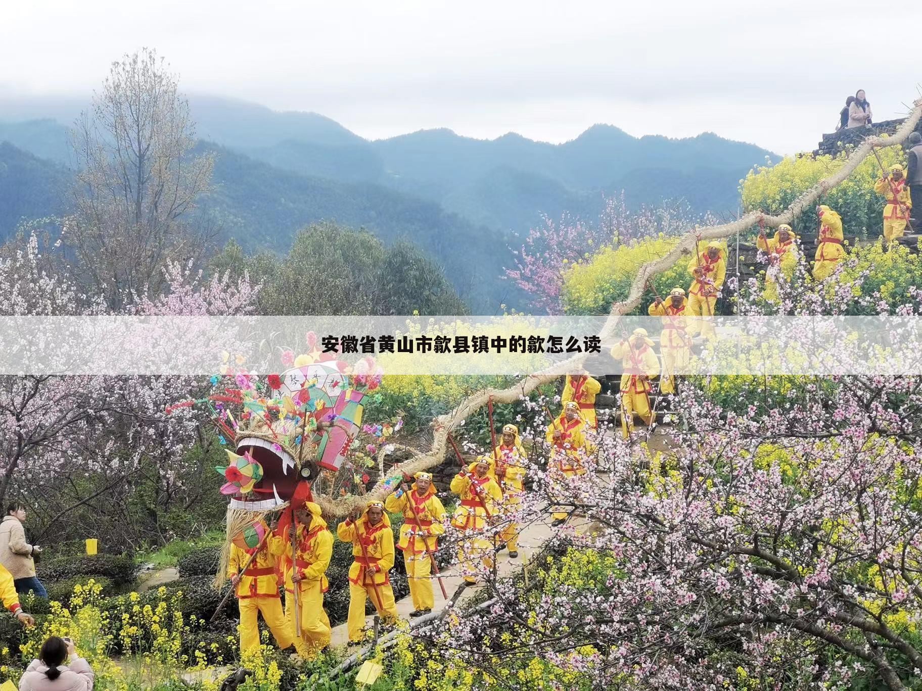 安徽省黄山市歙县镇中的歙怎么读