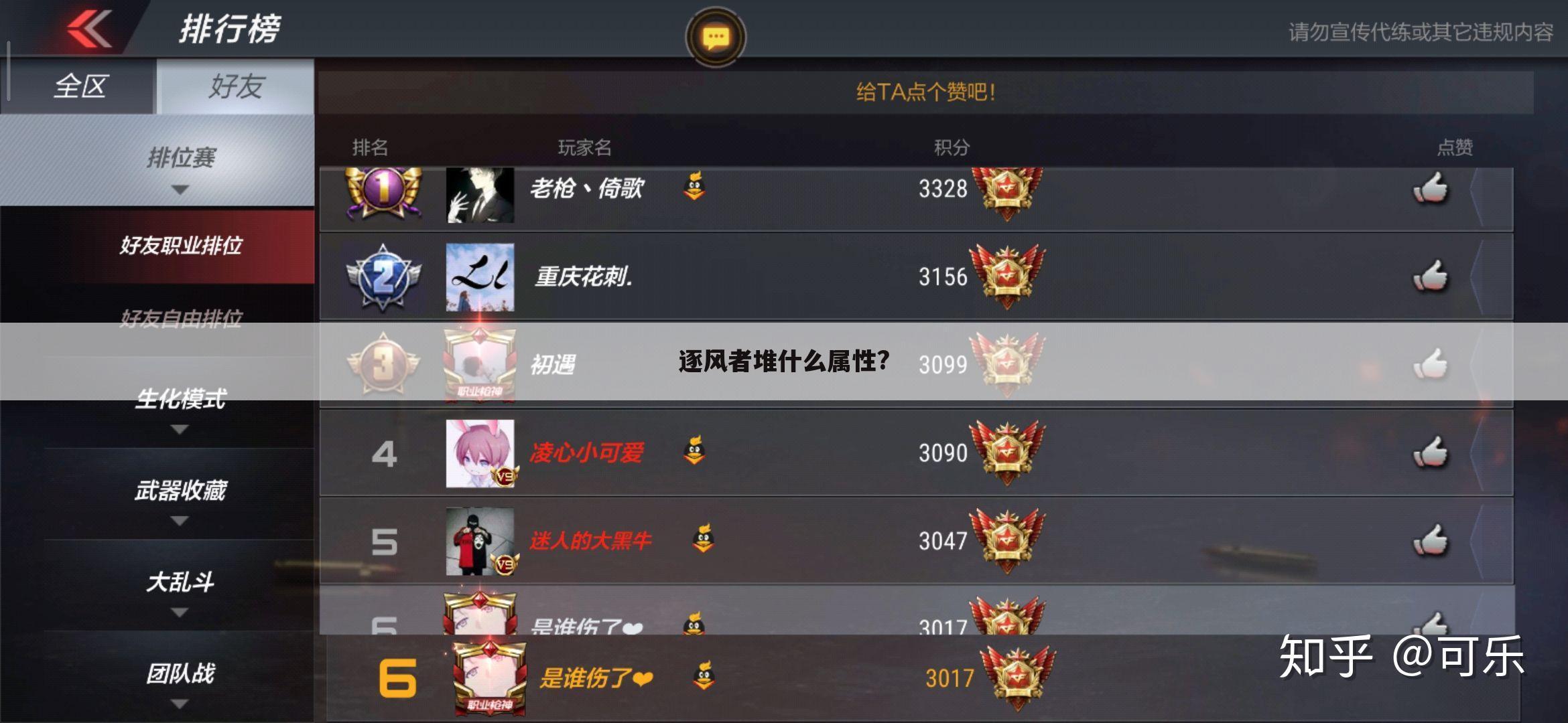 逐风者堆什么属性?
