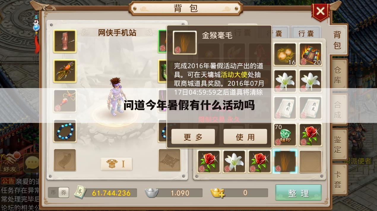 问道今年暑假有什么活动吗