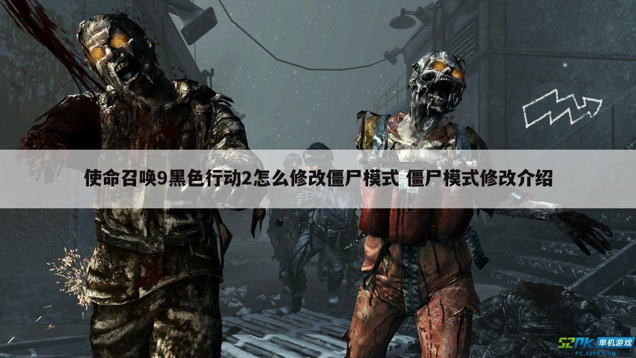 使命召唤9黑色行动2怎么修改僵尸模式 僵尸模式修改介绍