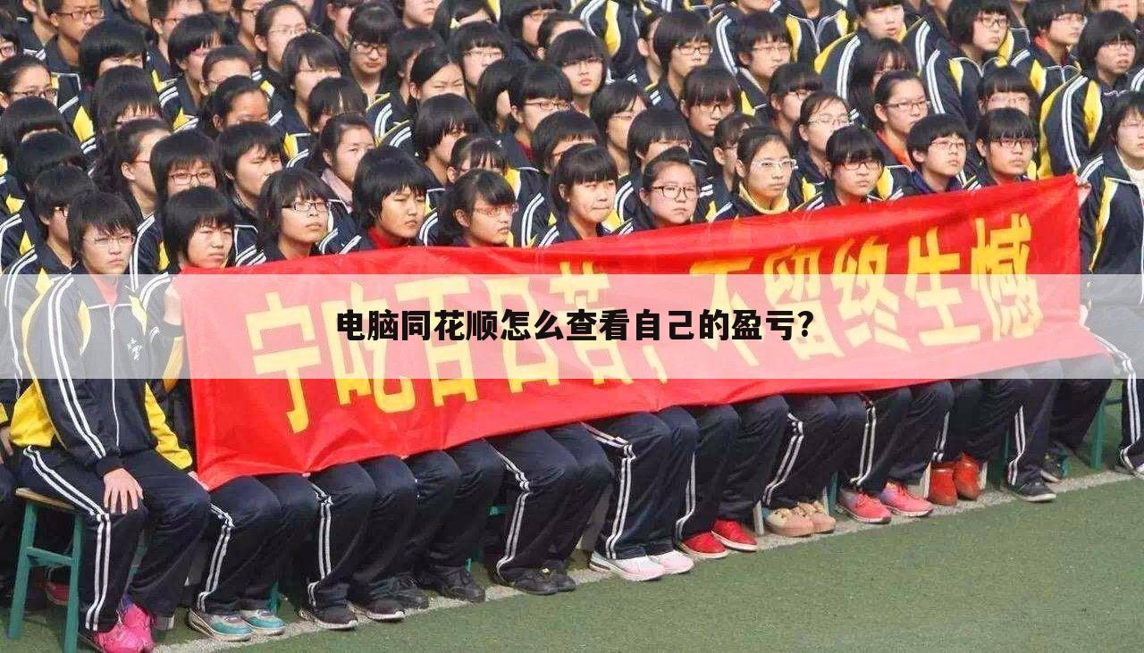 电脑同花顺怎么查看自己的盈亏?